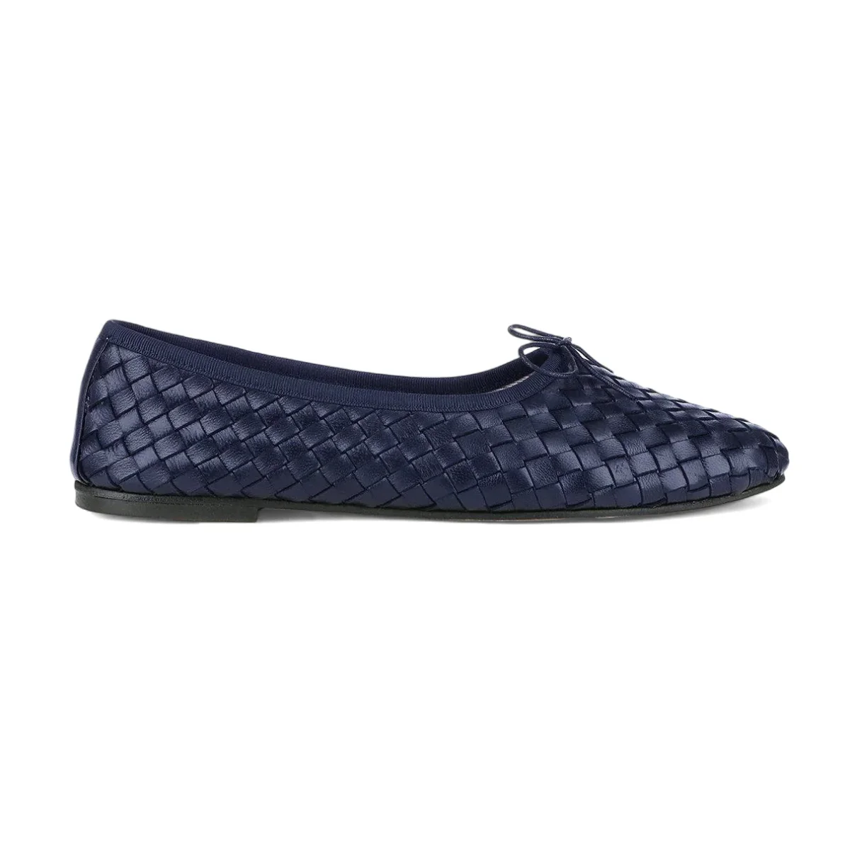 OLGA INTRECCIO Weave in Nappa Blu